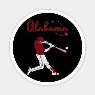 Alabama Baseball Magnet